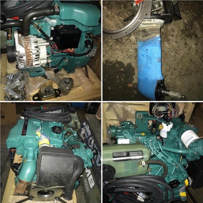 Secondhand Volvo D1-20 Engine Including Saildrive
