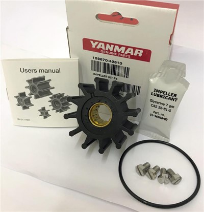 Yanmar 129670-42610 Water Pump Impeller Kit