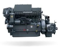 Yanmar 6HA2M-HTE marine diesel engine 350hp M-rating