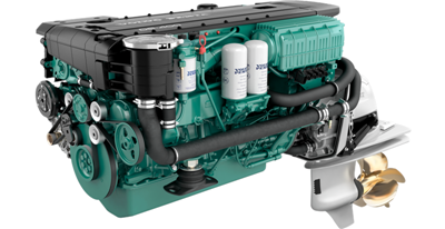 Volvo Penta D6-400 Aquamatic Sterndrive marine diesel engine 400hp
