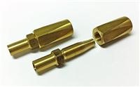 Vetus Straight Brass Hose Connector For Nylon Hose 8x12mm (HHOSE8) (Set Of 2 pcs) HS103MS