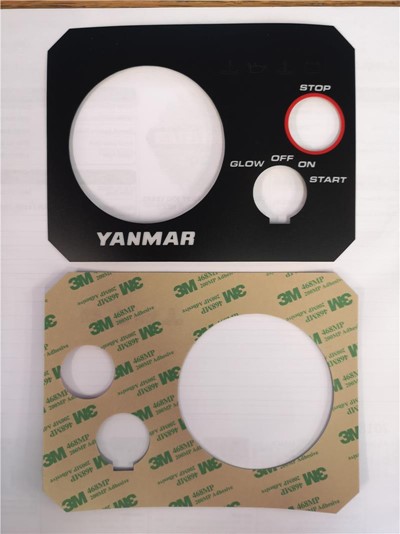 Yanmar 129271-91120 Replacement Sticker For B-Panel Surround