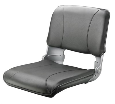 Vetus Crew Deluxe lightweight folding seat, dark grey