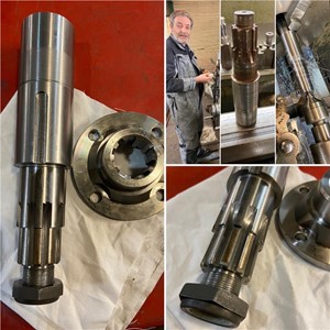  Newly Machined Output Shaft Complete