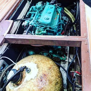 2003 Volvo Penta Turbo Engine With A Leaky Water Pump