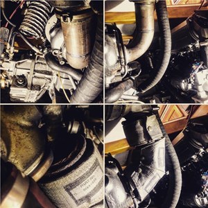 Yanmar 6LP-DTE Fractured Exhaust Fitting