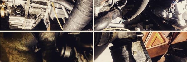 Yanmar 6LP-DTE Fractured Exhaust Fitting