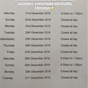 French Marine Motors Opening Hours Christmas 2019