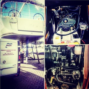 Yanmar SD60 Service And A Recommission And Exhaust Skin Fitting On A Dehler 34