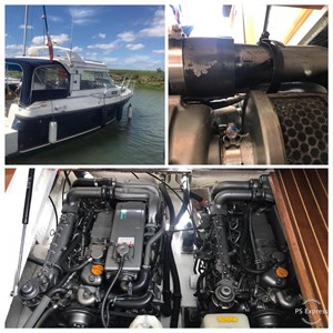 Yanmar 4JH3-DTE Onboard A Nimbus 320. Plumes Of Smoke And A High Pitched Sound