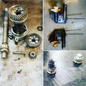 Twin Yamaha F25 FET Outboards Leaking Water And Emulsified Oil 