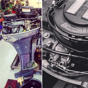 A Yamaha F8CMH 8hp Gets A Service.