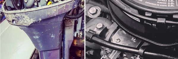 A Yamaha F8CMH 8hp Gets A Service.