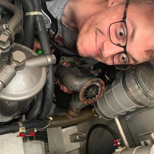 Yanmar 6LYA-STP Engine Service Onboard A Beneteau 42 Trawler