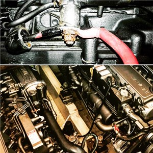 Yanmar 6lpa-ste, Corroded Starter Motor Posts