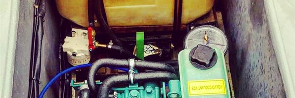 Brand New Volvo Penta D1 13 Engine Gets Inspected