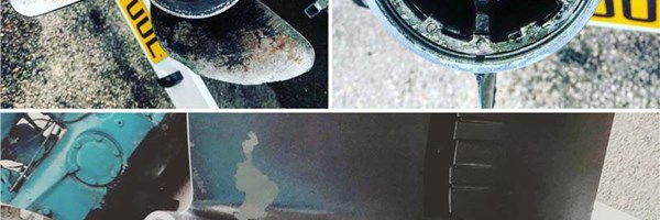 A Damaged Yamaha 159 HPDI Outboard