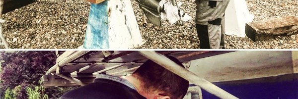 Fitting A Yanmar Zt370 Sterndive on the Norfolk Broads