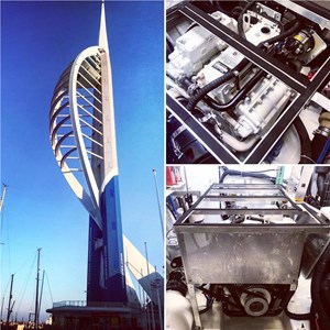 100 Hour Service On John Deere 4045AFM Engines Installed On A Catamaran