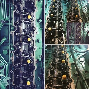 Full Service And Valve Adjustment On A Pair Of Volvo Penta KAMD300 Engines