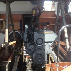 Marine Engine installation at Suffolk Yacht Harbour