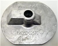 Yanmar 196350-02570 Anode For Gear Housing Plate B