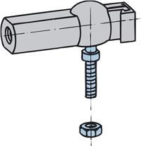 Vetus Cable ball joint KOGELGEWR