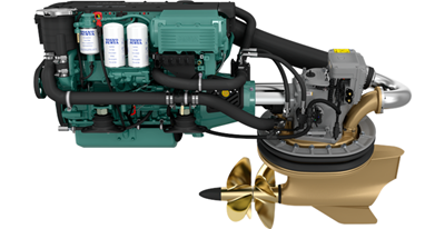 Volvo Penta IPS350 with Twin D4 engines 350hp