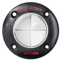 Vetus Fireport For Engine Compartment With Black Finishing Ring. FIREPORTB