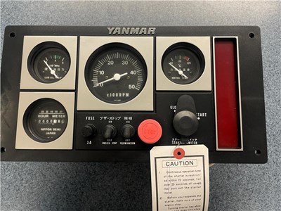 YANMAR Instrument Panel 129470-91101 – Genuine Marine Engine Control Dash Panel