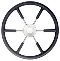 Vetus Steering Wheel KS38 (450mm 17inch) Black PU-Foam Cover. KS45Z