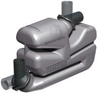 Vetus Waterlock For Long Exhaust Systems. LSG60 , LSG75, LSG90
