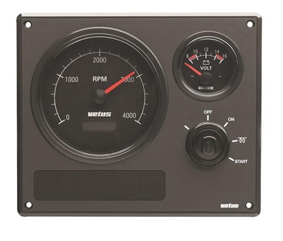 Vetus Engine Instrument Panel Type MP22. MP22BS12A