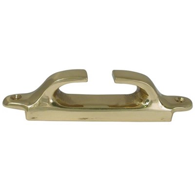 Straight Lipped Fairlead. Brass. 180mm. N-70070R