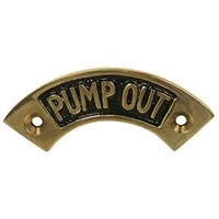 Pump Out. Fitting Name Plate. N-79161