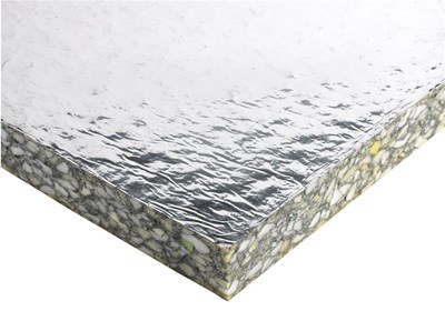 Vetus Sound Deadening Sheets 500 x 1000 x 30 mm,  Aluminium face ( Pack Of 4 Sheets ) PU130S