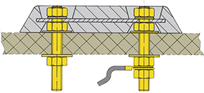 Vetus Anode Connection Kit For GRP Hulls, ( Price Per Piece ).  ZKITP