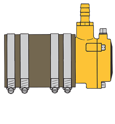 Vetus Replacement Set For Vetus 25 mm, Inner Bearing With Stuffing Box. ZWB2540