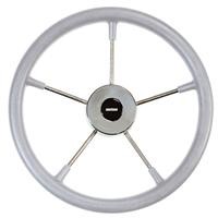 Vetus Steering Wheel KS36 (360mm 14inch) Grey PU-Foam Cover. KS36G