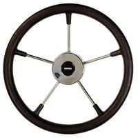Vetus Steering Wheel KS36 (360mm 14inch) Black PU-Foam Cover. KS36Z