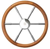 Vetus Steering Wheel PRO 600mm, Teak Rim. PRO60T