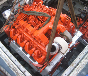 New engine installation